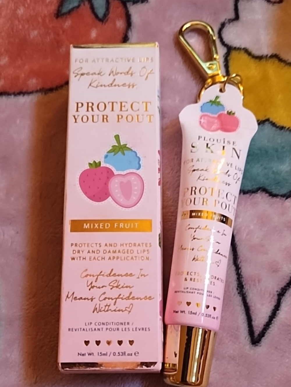 Plouise Skin Protect Your Pout Lip Conditioner - Mixed Fruit (Pink)